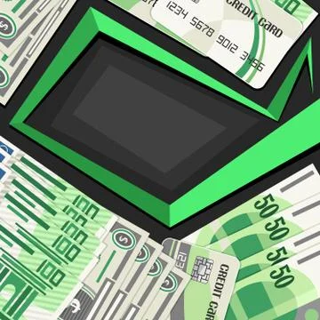 Vector Cover for Currency Exchange Stock Illustration