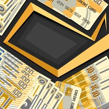 Vector Cover for Currency Exchange Illustrazione stock