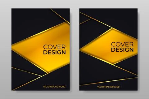 Vector cover design. Brochure template in A4 size flyer design. Vertical Stock Illustration