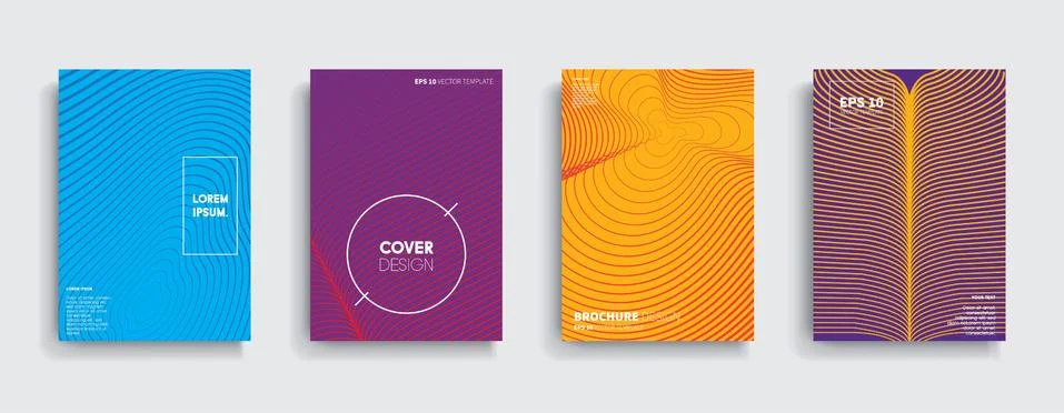 Vector cover designs. Future Poster template. Smartphone modern background set. 스톡 일러스트