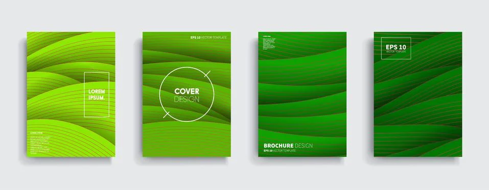 Vector cover designs. Future Poster template. Smartphone modern background set. Illustrazione stock