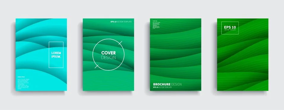 Vector cover designs. Future Poster template. Smartphone modern background set. Illustrazione stock