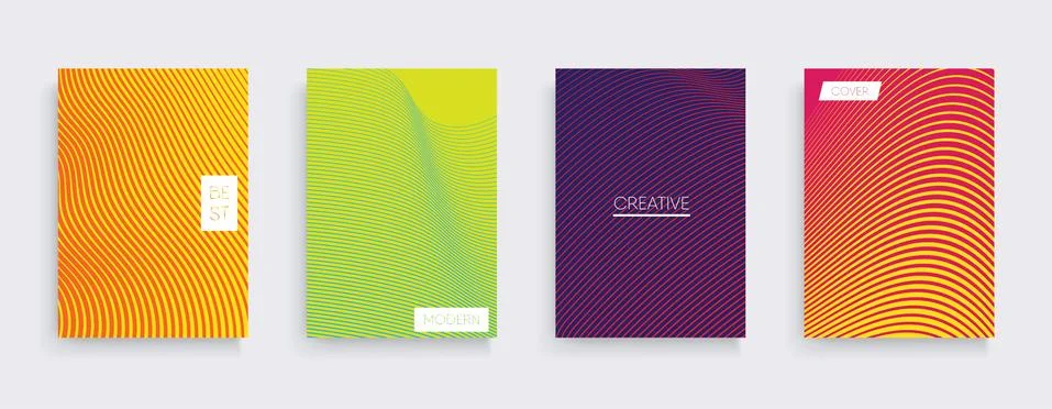 Vector cover designs. Future Poster template. Smartphone modern background set. Stockillustratie