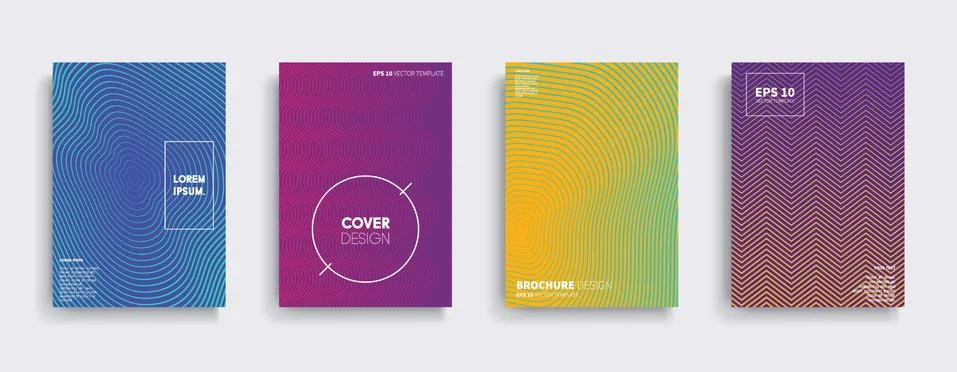Vector cover designs. Future Poster template. Smartphone modern background set. 스톡 일러스트