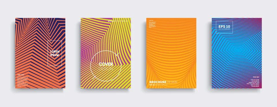 Vector cover designs. Future Poster template. Smartphone modern background set. 스톡 일러스트