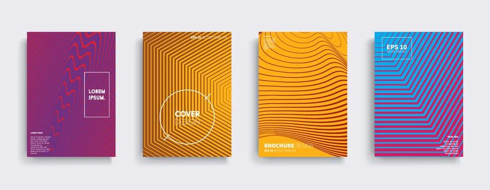 Vector cover designs. Future Poster template. Smartphone modern background set. 스톡 일러스트