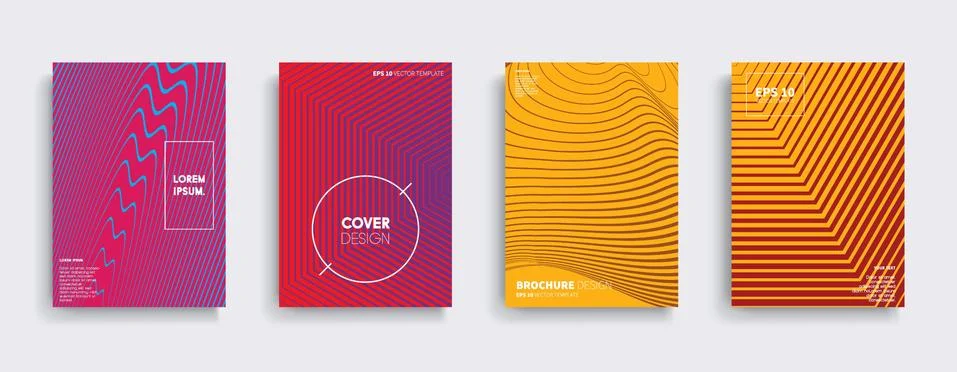 Vector cover designs. Future Poster template. Smartphone modern background set. Иллюстрация