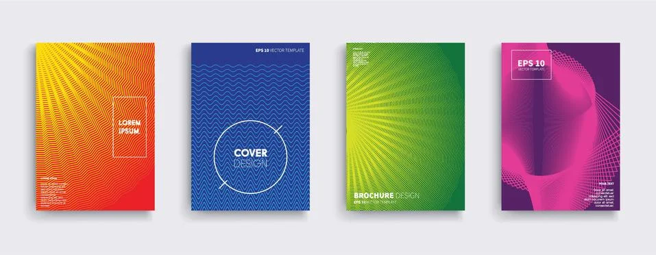 Vector cover designs. Future Poster template. Smartphone modern background set. イラスト素材