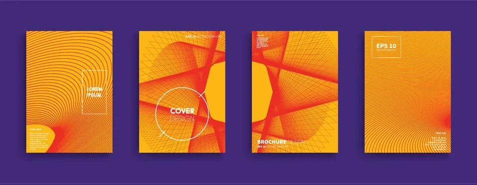 Vector cover designs. Future Poster template. Smartphone modern background set. 스톡 일러스트