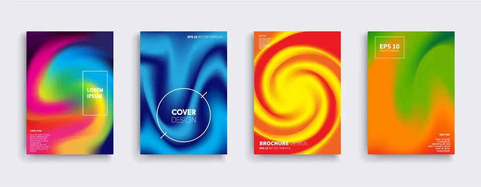 Vector cover designs. Future Poster template. Smartphone modern background set. 스톡 일러스트
