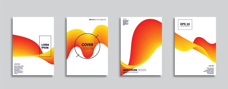 Vector cover designs. Future Poster template. Smartphone modern background set. 스톡 일러스트