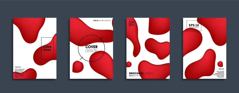 Vector cover designs. Future Poster template. Smartphone modern background set. 스톡 일러스트
