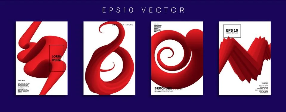 Vector cover designs. Future Poster template. Smartphone modern background set. Stockillustratie