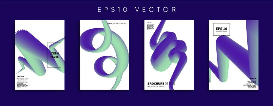 Vector cover designs. Future Poster template. Smartphone modern background set. 스톡 일러스트