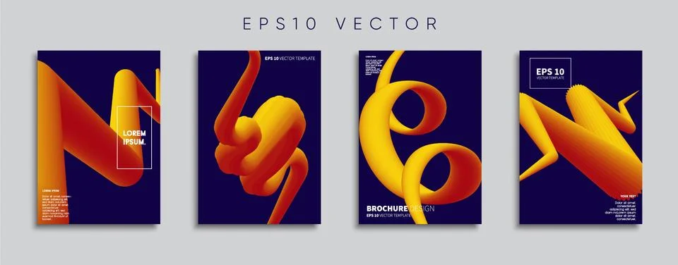 Vector cover designs. Future Poster template. Smartphone modern background set. 스톡 일러스트