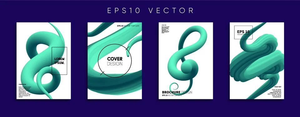 Vector cover designs. Future Poster template. Smartphone modern background set. 스톡 일러스트