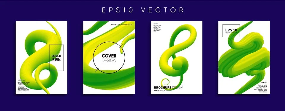 Vector cover designs. Future Poster template. Smartphone modern background set. 스톡 일러스트