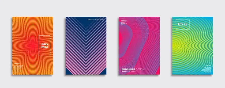 Vector cover designs. Future Poster template. Smartphone modern background set. 스톡 일러스트