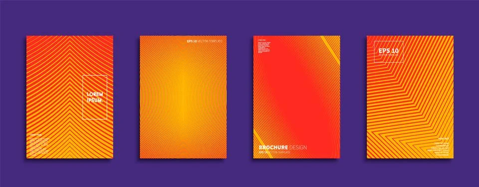 Vector cover designs. Future Poster template. Smartphone modern background set. Stockillustratie