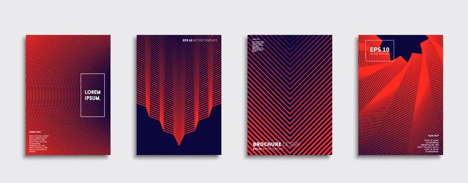 Vector cover designs. Future Poster template. Smartphone modern background set. 스톡 일러스트
