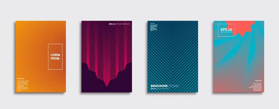 Vector cover designs. Future Poster template. Smartphone modern background set. 스톡 일러스트