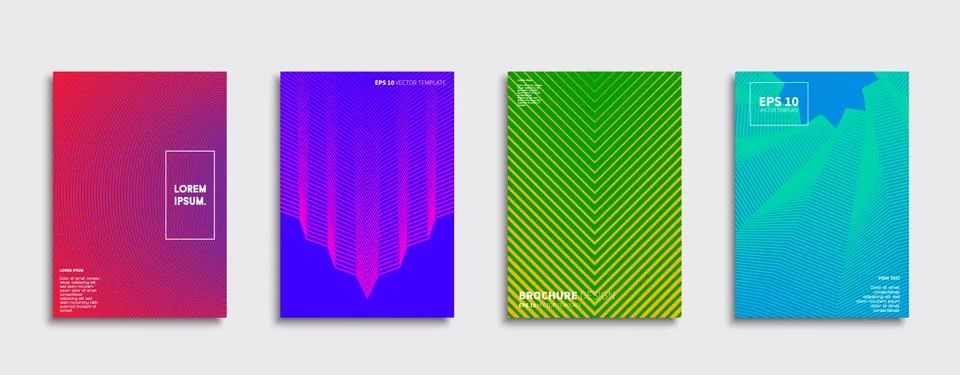 Vector cover designs. Future Poster template. Smartphone modern background set. 스톡 일러스트