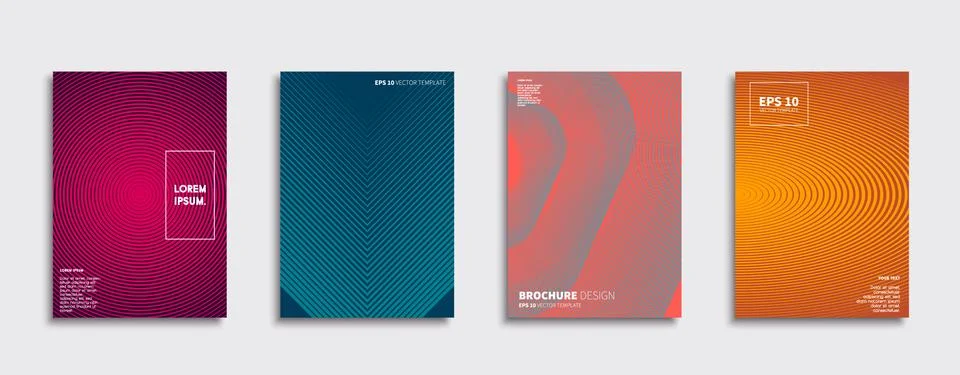 Vector cover designs. Future Poster template. Smartphone modern background set. 스톡 일러스트