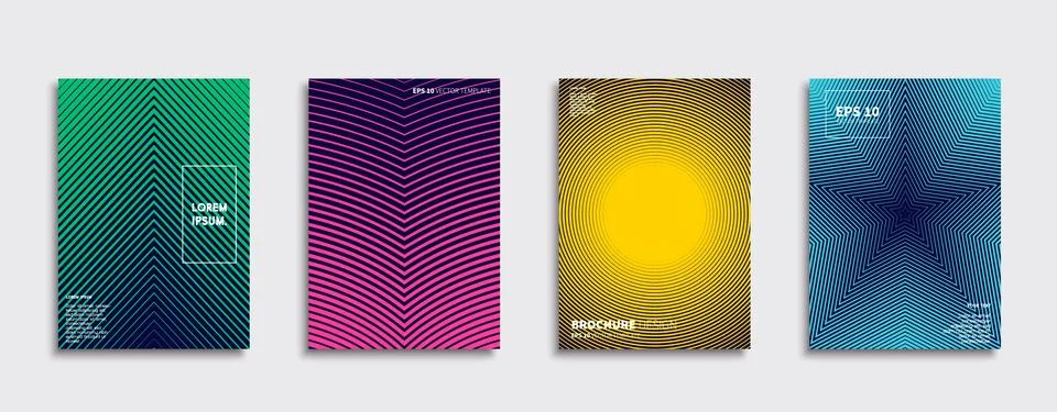 Vector cover designs. Future Poster template. Smartphone modern background set. 스톡 일러스트