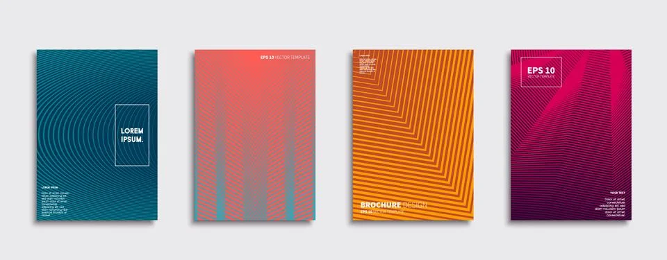 Vector cover designs. Future Poster template. Smartphone modern background set. 스톡 일러스트