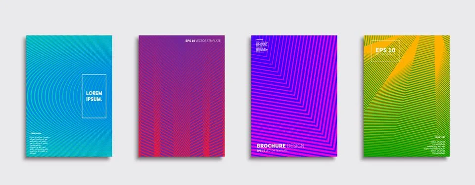 Vector cover designs. Future Poster template. Smartphone modern background set. 스톡 일러스트