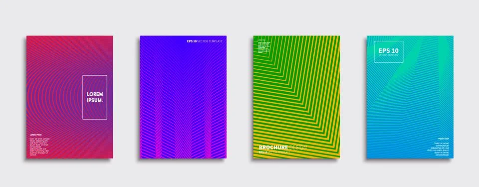 Vector cover designs. Future Poster template. Smartphone modern background set. 스톡 일러스트
