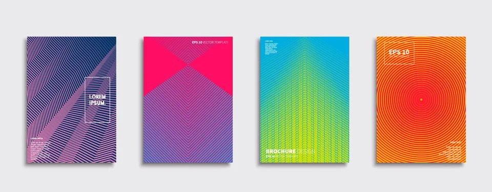 Vector cover designs. Future Poster template. Smartphone modern background set. 스톡 일러스트