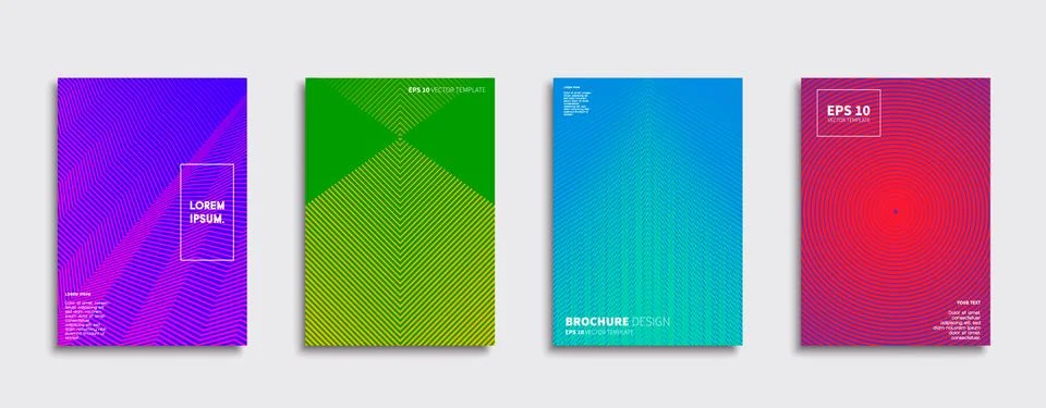 Vector cover designs. Future Poster template. Smartphone modern background set. 스톡 일러스트