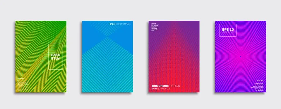 Vector cover designs. Future Poster template. Smartphone modern background set. 스톡 일러스트