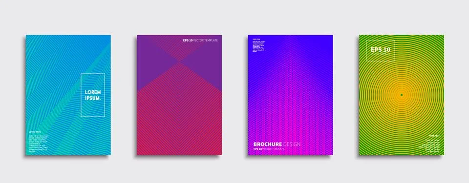 Vector cover designs. Future Poster template. Smartphone modern background set. イラスト素材