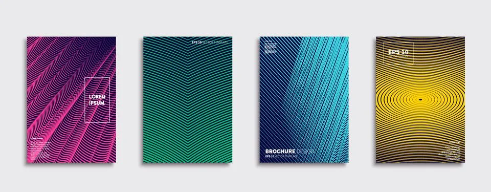 Vector cover designs. Future Poster template. Smartphone modern background set. 스톡 일러스트
