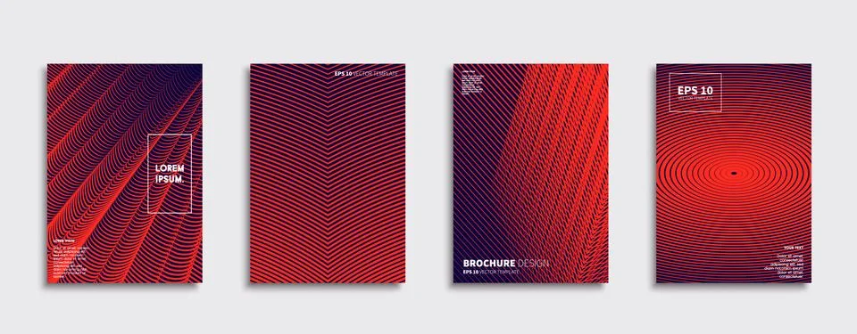 Vector cover designs. Future Poster template. Smartphone modern background set. 스톡 일러스트