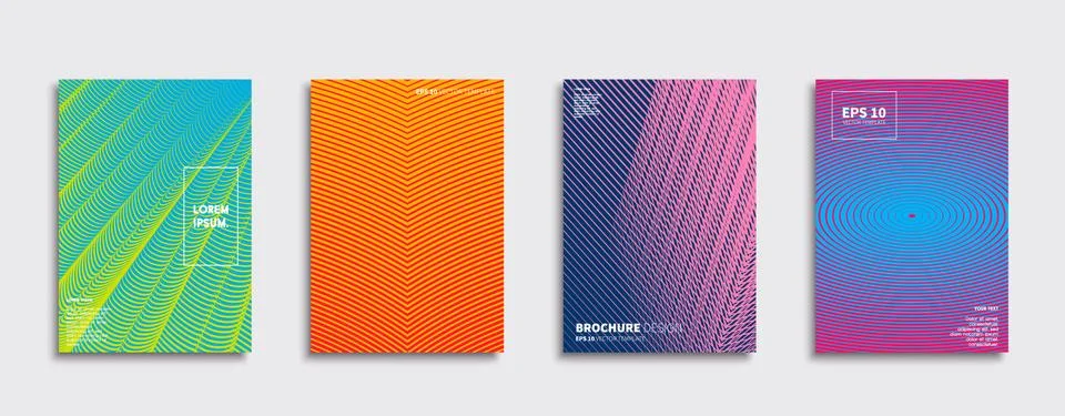 Vector cover designs. Future Poster template. Smartphone modern background set. 스톡 일러스트