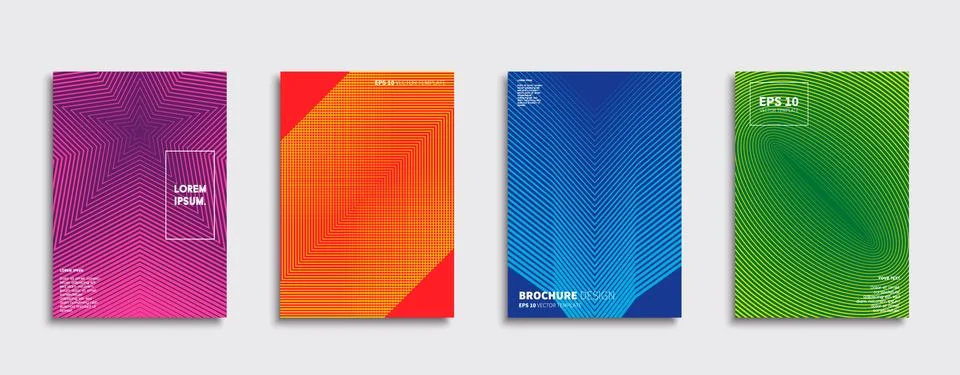 Vector cover designs. Future Poster template. Smartphone modern background set. イラスト素材