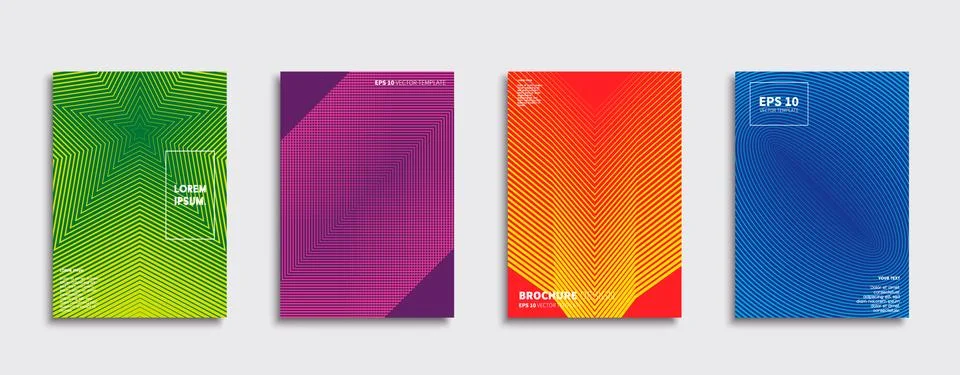 Vector cover designs. Future Poster template. Smartphone modern background set. イラスト素材