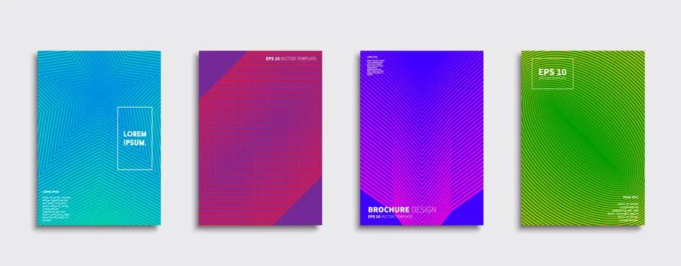Vector cover designs. Future Poster template. Smartphone modern background set. 스톡 일러스트