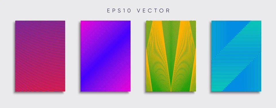 Vector cover designs. Future Poster template. Smartphone modern background set. 스톡 일러스트