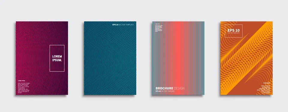 Vector cover designs. Future Poster template. Smartphone modern background set. 스톡 일러스트