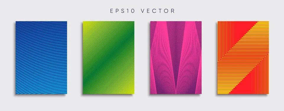 Vector cover designs. Future Poster template. Smartphone modern background set. 스톡 일러스트