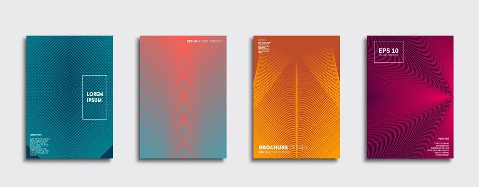 Vector cover designs. Future Poster template. Smartphone modern background set. 스톡 일러스트