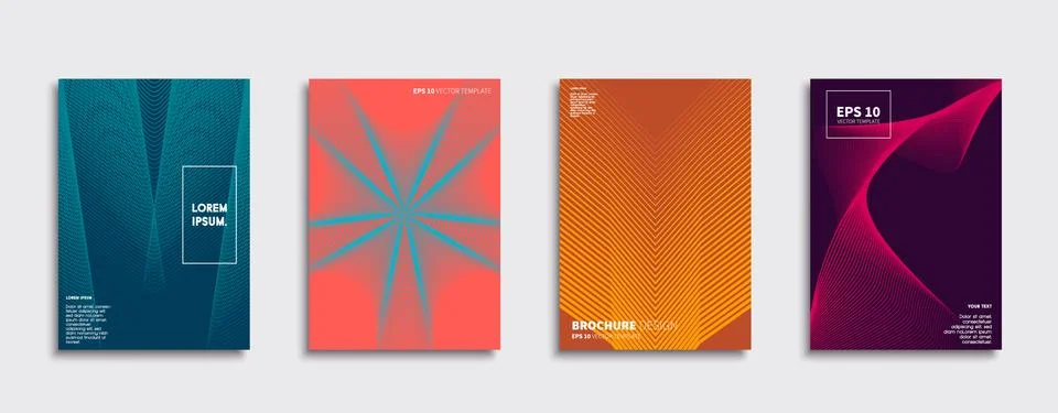 Vector cover designs. Future Poster template. Smartphone modern background set. 스톡 일러스트