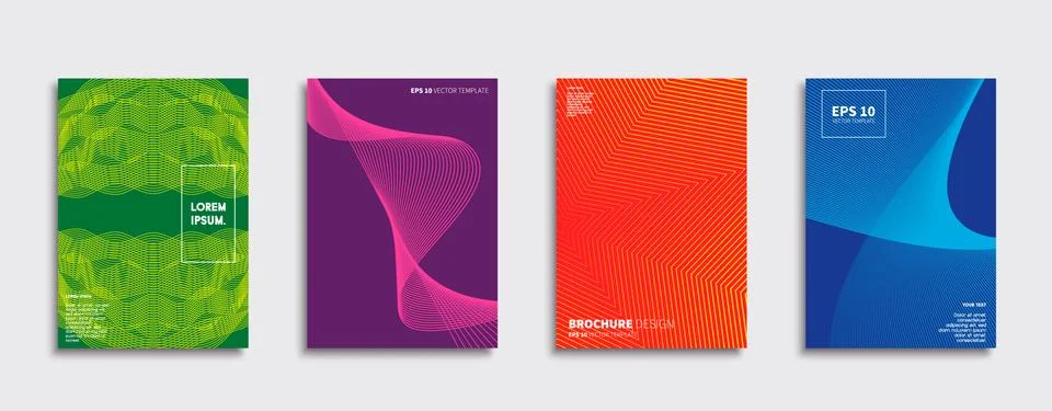Vector cover designs. Future Poster template. Smartphone modern background set. 스톡 일러스트