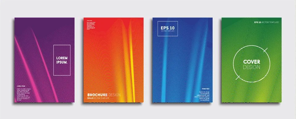 Vector cover designs. Future Poster template. Smartphone modern background set. 스톡 일러스트