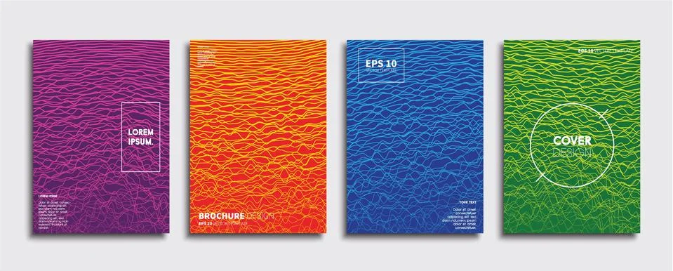 Vector cover designs. Future Poster template. Smartphone modern background set. 스톡 일러스트