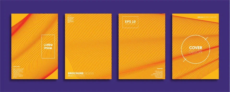 Vector cover designs. Future Poster template. Smartphone modern background set. Ilustración de archivo
